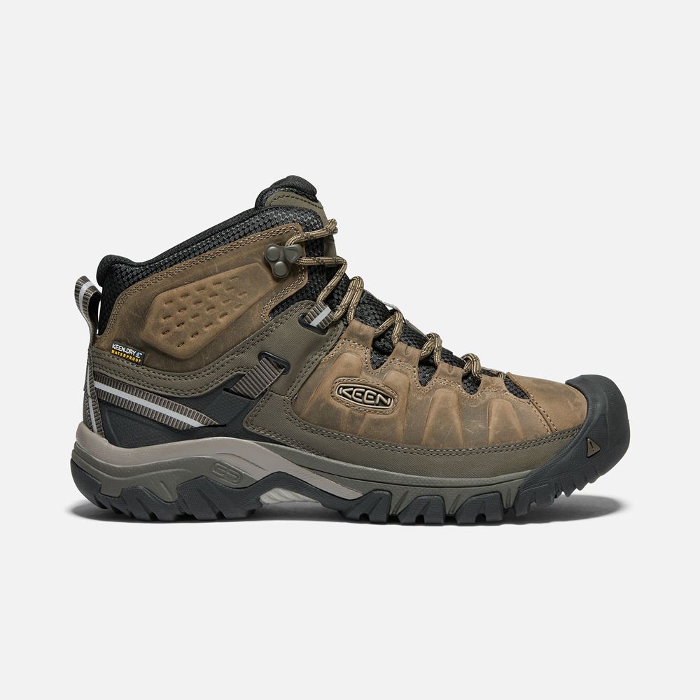 Botas de Seguridad Keen Mexico Marrom - Hombre Targhee Iii Waterproof Mid - XS3048659